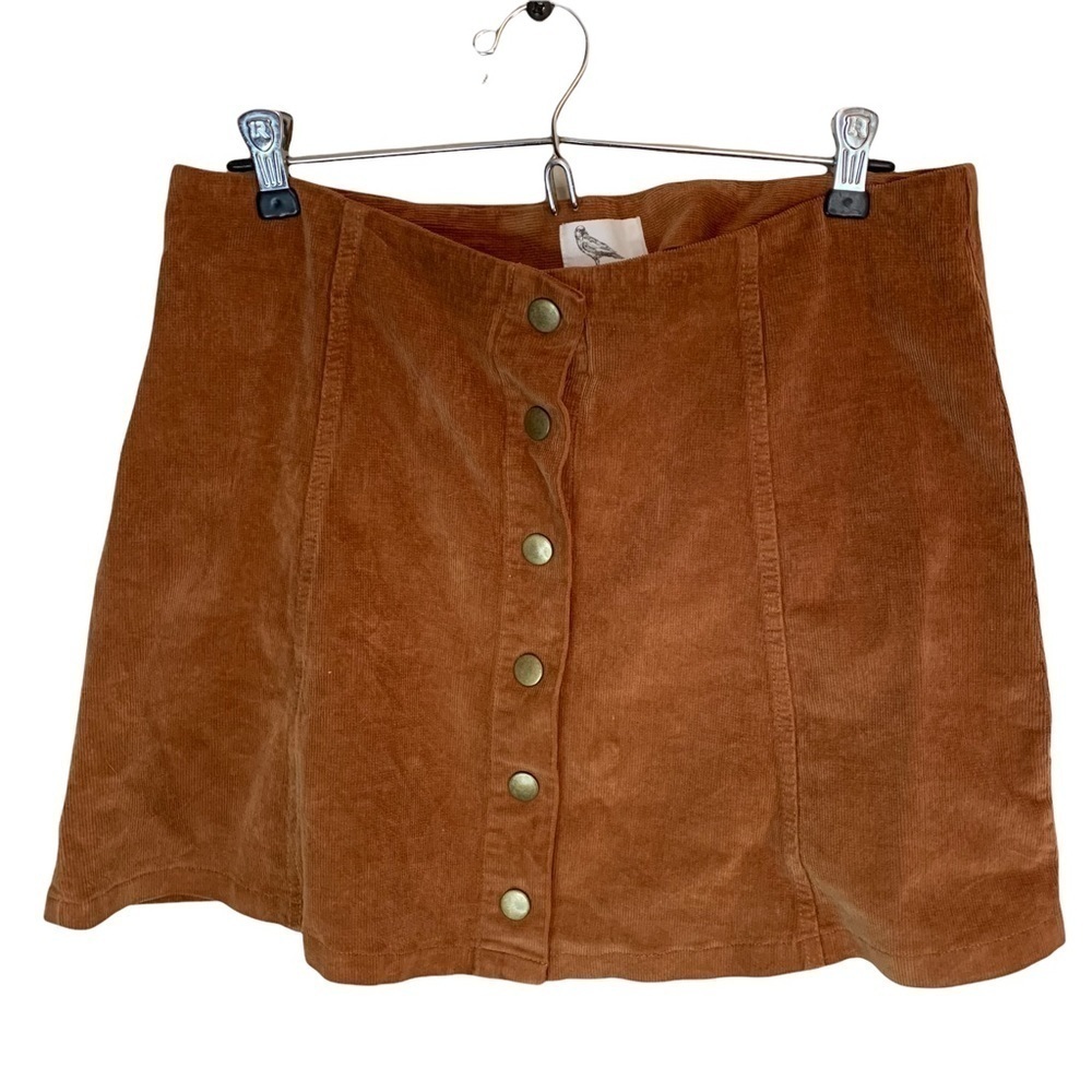 Anthropologie Skirt Corduroy Button Front Women’s Medium